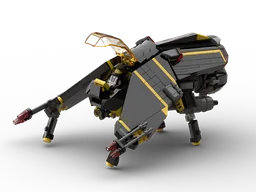 Blacktron Harasser - Bully of classic space
