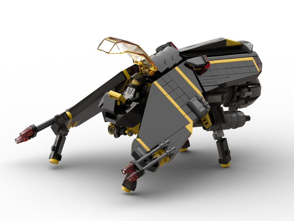 Lego Blacktron Harasser - Bully of classic space