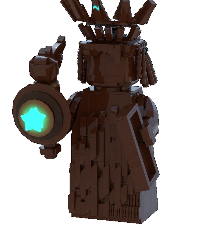 Lego Statue of Liberty Spider-Man No Way Home
