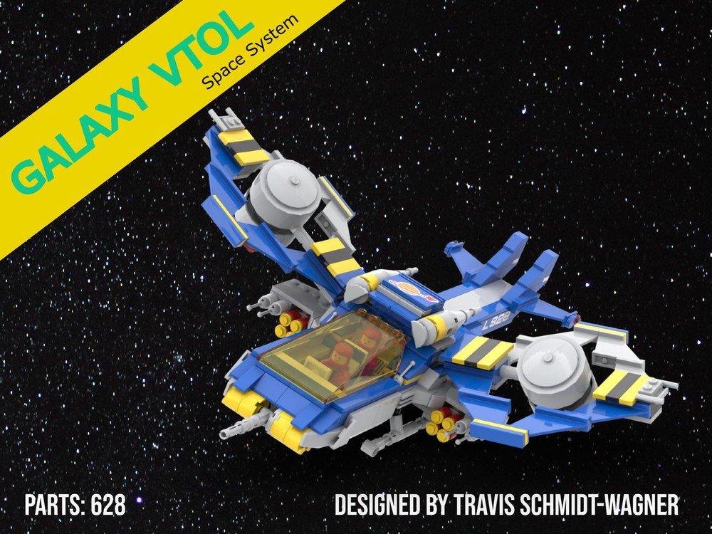 Lego 10497 Alt Build- Galaxy VTOL - Comet Duster