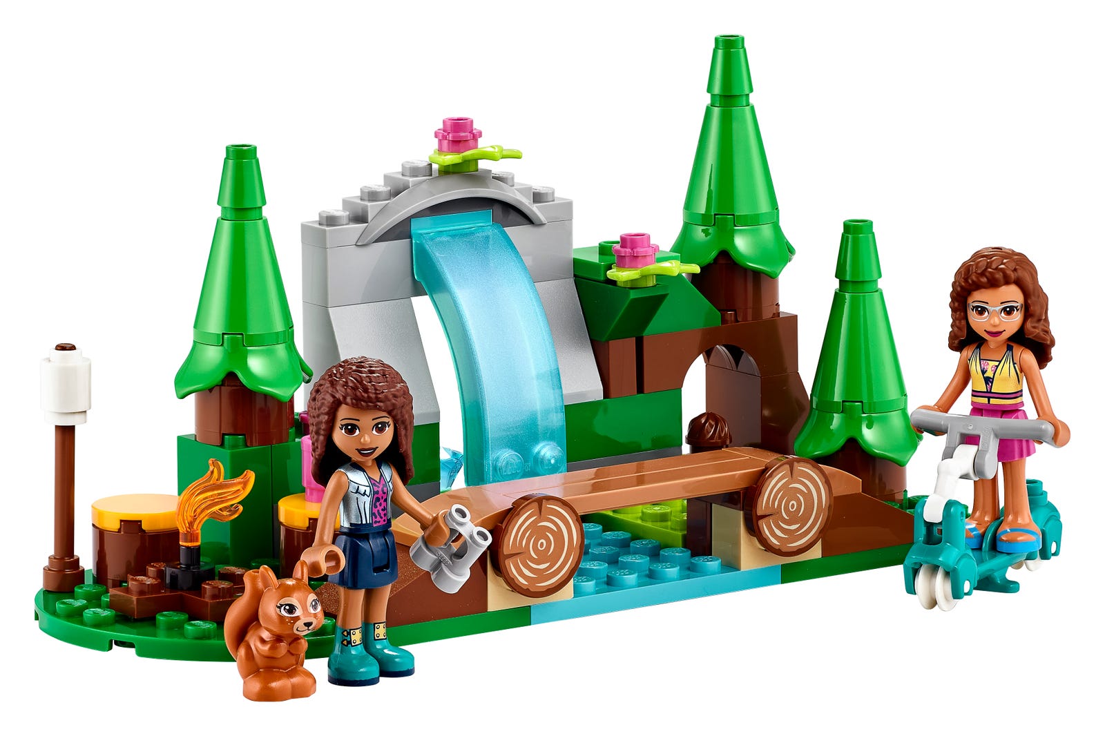 Lego Forest Waterfall