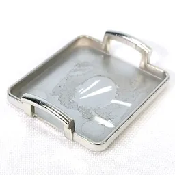 Belville / Scala, Equipment Tray with Handles 5 x 4 x 1 / Chrome Silver