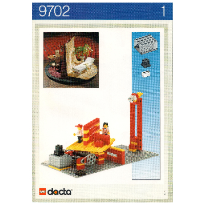 Lego Activity Booklet, Motorized Turntable - Set 9702 / [No Color/Any Color]