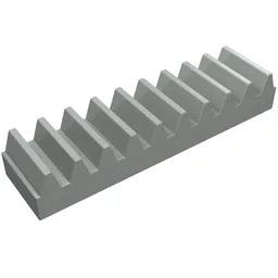 Technic Gear Rack 1 x 4 / Light Gray