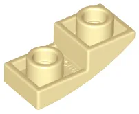 Brick Curved Inverted 2 x 1
