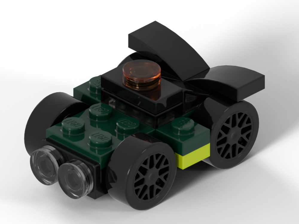 Lego Smallest drivable Formula 1 Safety Car (Aston Martin 2024) with rubber tyres