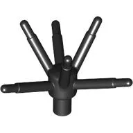 Plant, Flower Stem with Bar and 6 Stems / Black