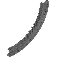 Lego Technic Gear Rack 1/4 Circle 11 x 11, 35 Teeth / Dark Bluish Gray
