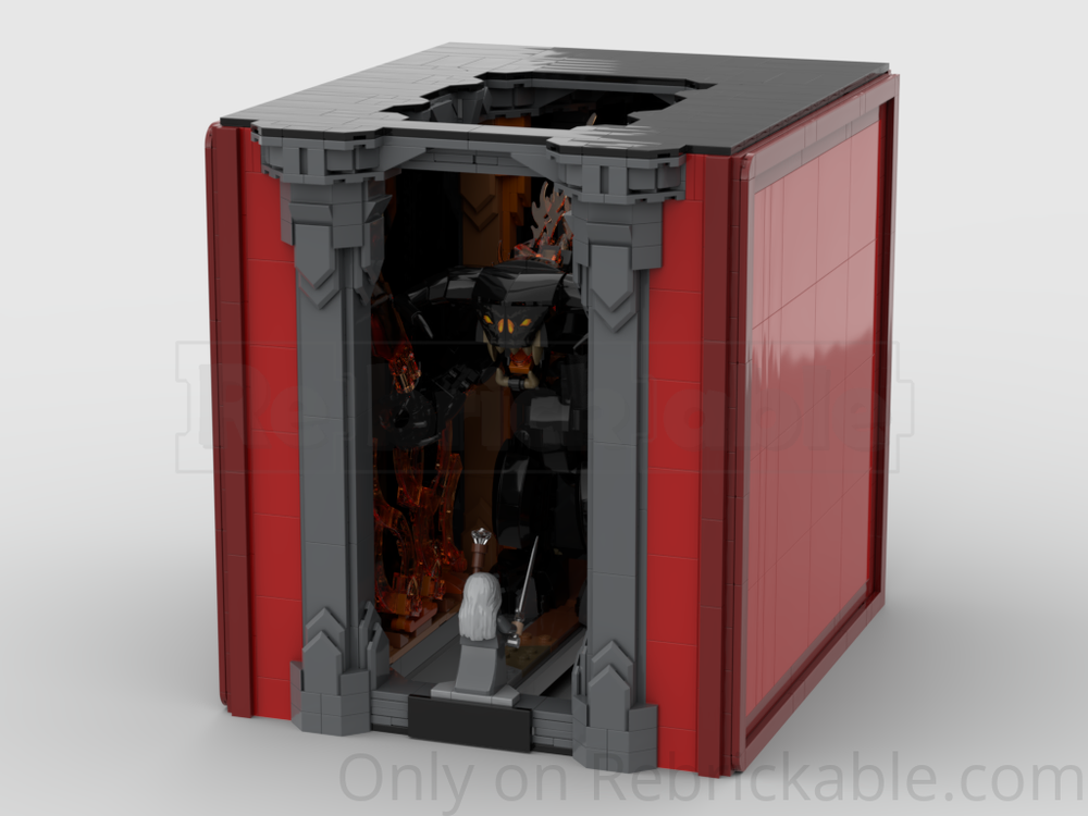 Lego 10367 Balrog Book Nook - Red Book of Westmarch Edition