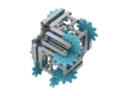 Geared cube net
