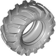 Lego Tyre 56 x 26 Tractor / Light Bluish Gray