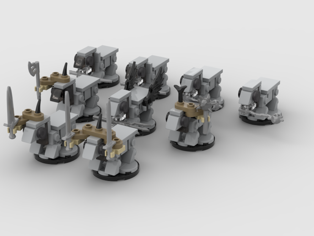 Lego Pony Ringwraiths (Armored)