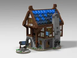 Small scale model of Blacksmith (21325)
