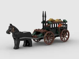 Dragon Knights' Prison and Supply Wagon