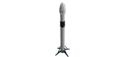 1:65 scale Falcon 9