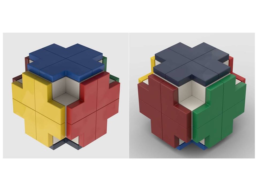 Lego Dice - 4x4- six Colors-CROSS