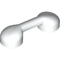 Bar 1 x 3 (Radio Handle, Phone Handset) / White