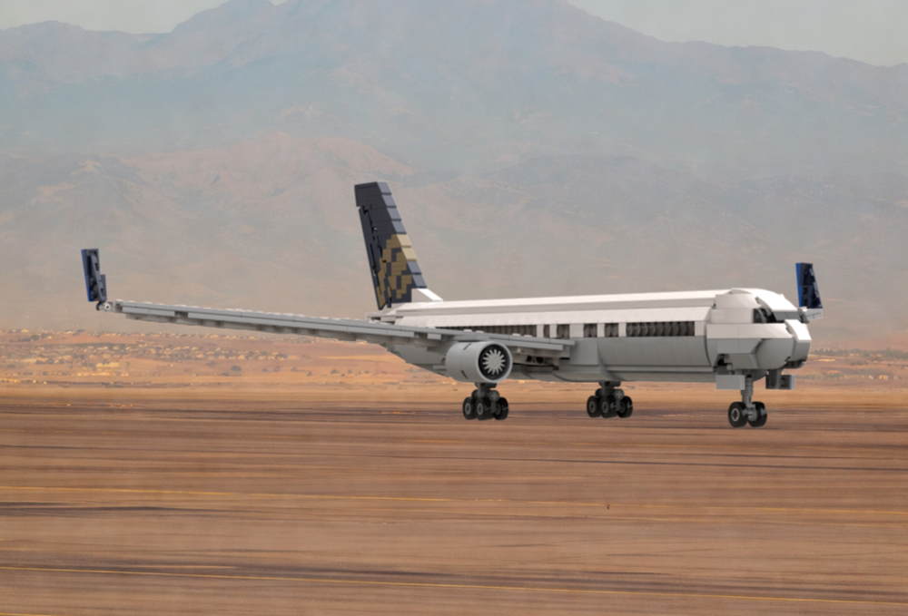 Lego Boeing 767-300ER - United Continental Livery (1:100)