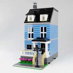 Modular Blue Townhouse