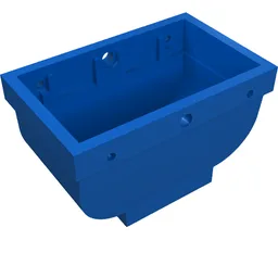 Belville, Equipment, Basket 2 x 4 x 2 without Handle / Blue