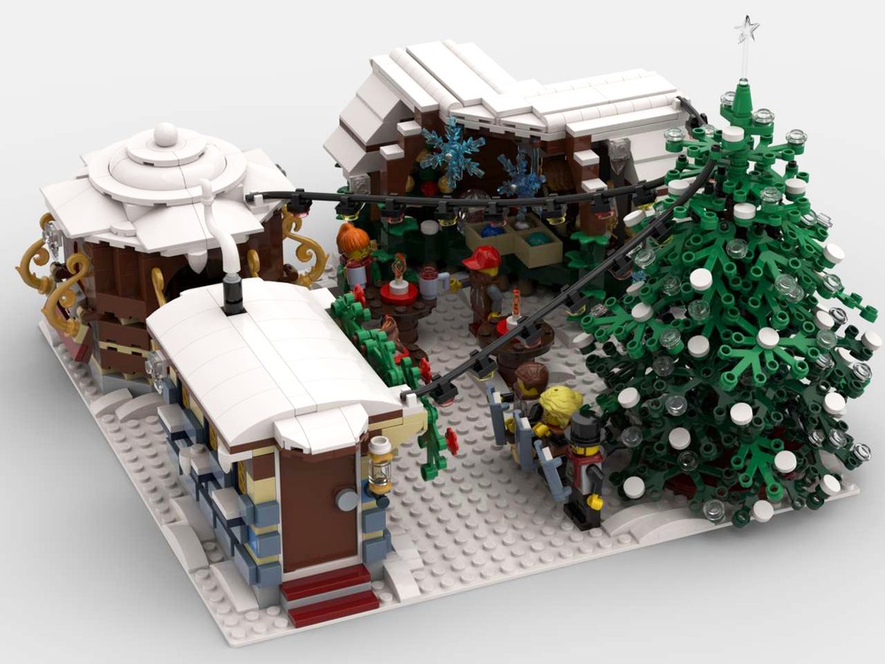 Lego Winter Village Christmas Market