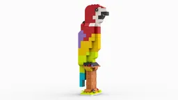 11044 Rainbow parrot