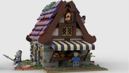 Medieval Bakery based on 21325 Medieval Blacksmith