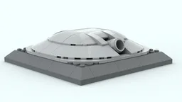Armored turret artillery