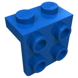 Bracket 1 x 2 - 2 x 2 / Blue