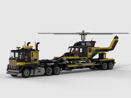 Truck and Trailer for 5542 "Black Thunder"