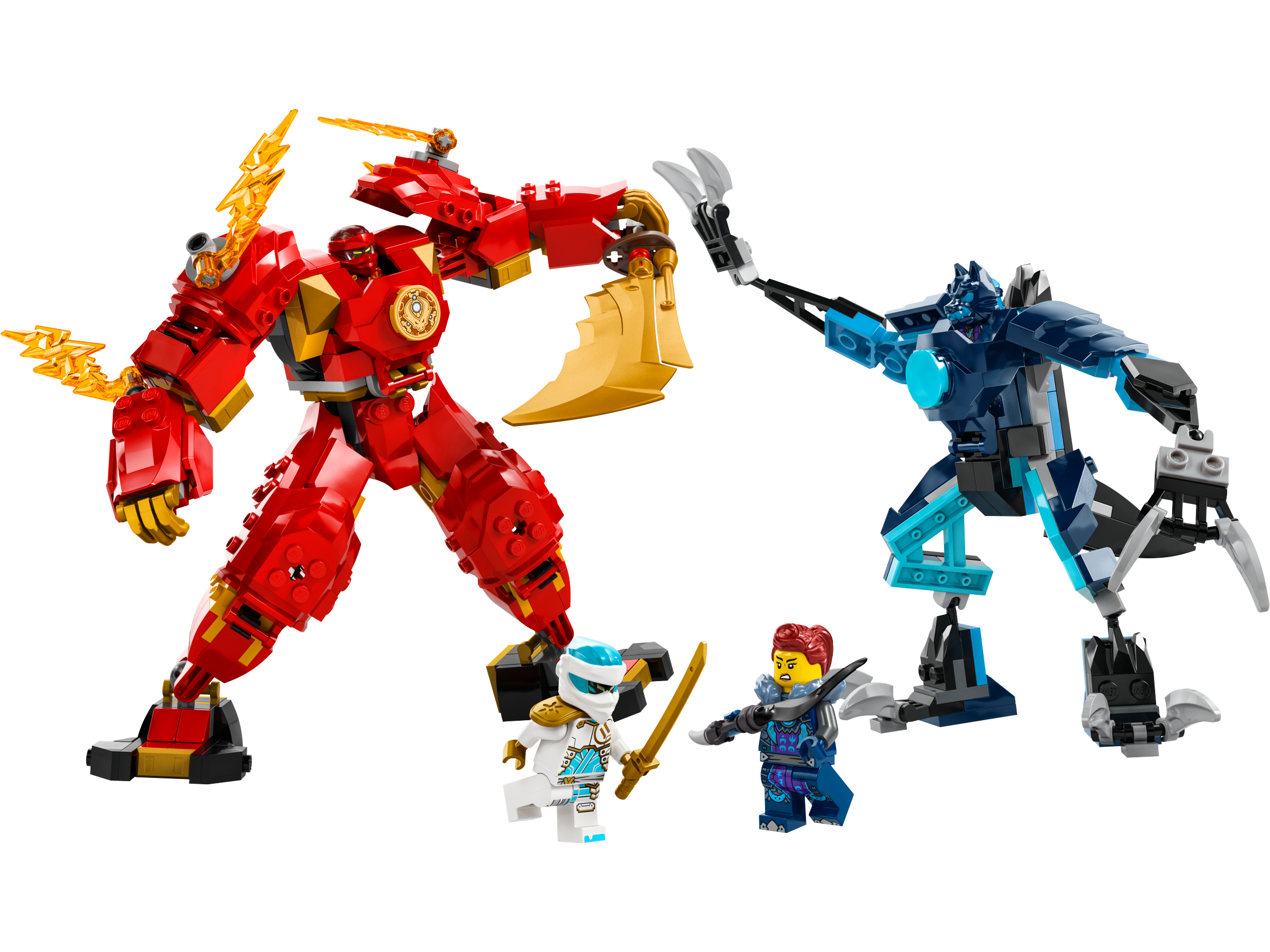 Lego Kai's Elemental Fire Mech