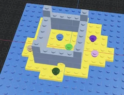 Micro scale castle