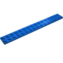Plate 2 x 16 / Blue