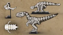 Alternative Dinosaurs for the Dinosaur Fossils (21320) Set: Allosaurus / Raptor , Ankylosaurus and a Pterosaur