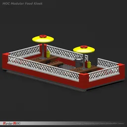 MOC Modular Food Kiosk