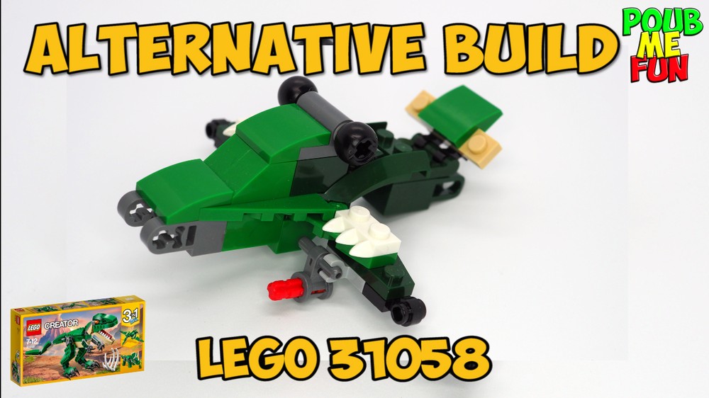 LEGO 31058 | Fighter jet aircraft with rocket launcher | Alternate Build with tutorial