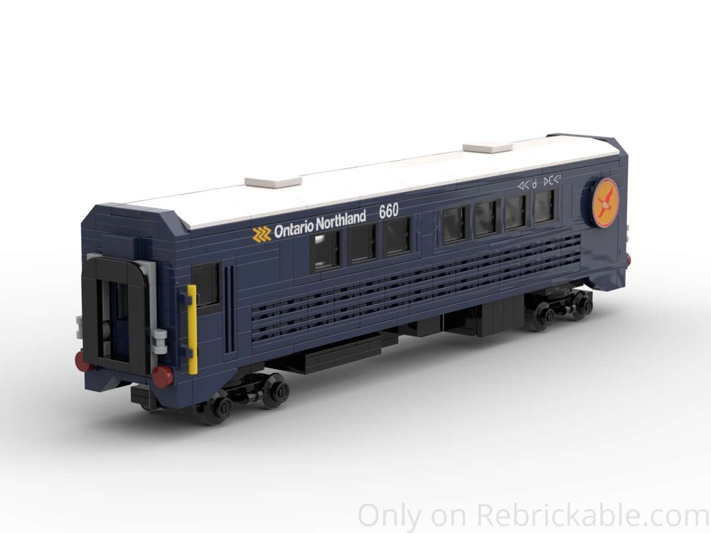 Lego Ontario Northland Passenger Coach