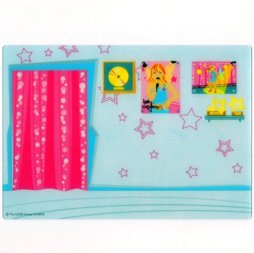 Lego Backdrop, Belville Dressing Room / [No Color/Any Color]