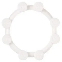 Watch, Bezel Round, 8 Studs / White