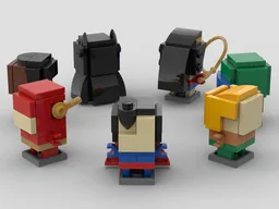 Minibrickheadz - JLA