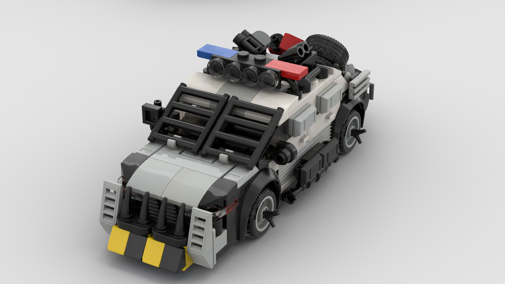 Lego Post-apocalyptic style - Standard Armed Patrol Car