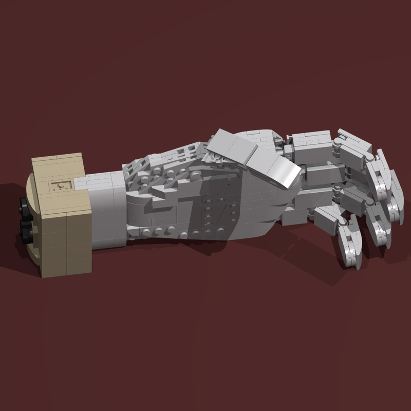 Lego Shigaraki Tomura's hands (left no wrist fold)