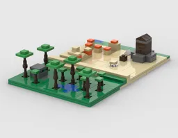 Mincraft: The Village Early Chapters Diorama