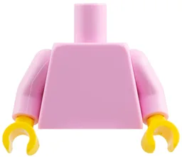 Torso Plain / Bright Pink Arms / Yellow Hands