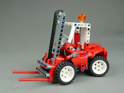 8835 Red Forklift - studless version