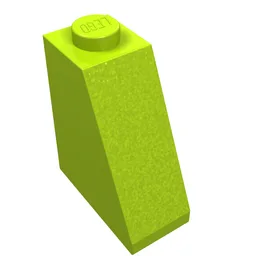 Brick Sloped 65° 2 x 1 x 2 / Lime