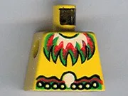 Torso Pirate Islanders with Feather Necklace Pattern