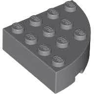 Brick Round Corner 4 x 4 Full Brick