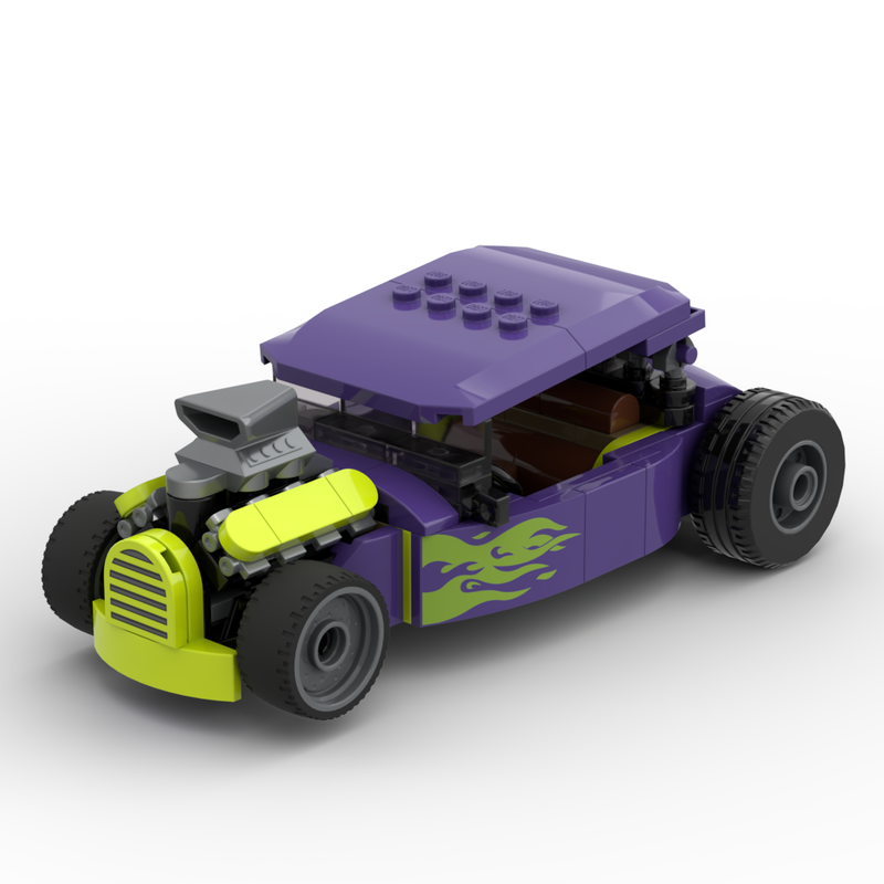 Lego 60485 hotrod 8 stud wide