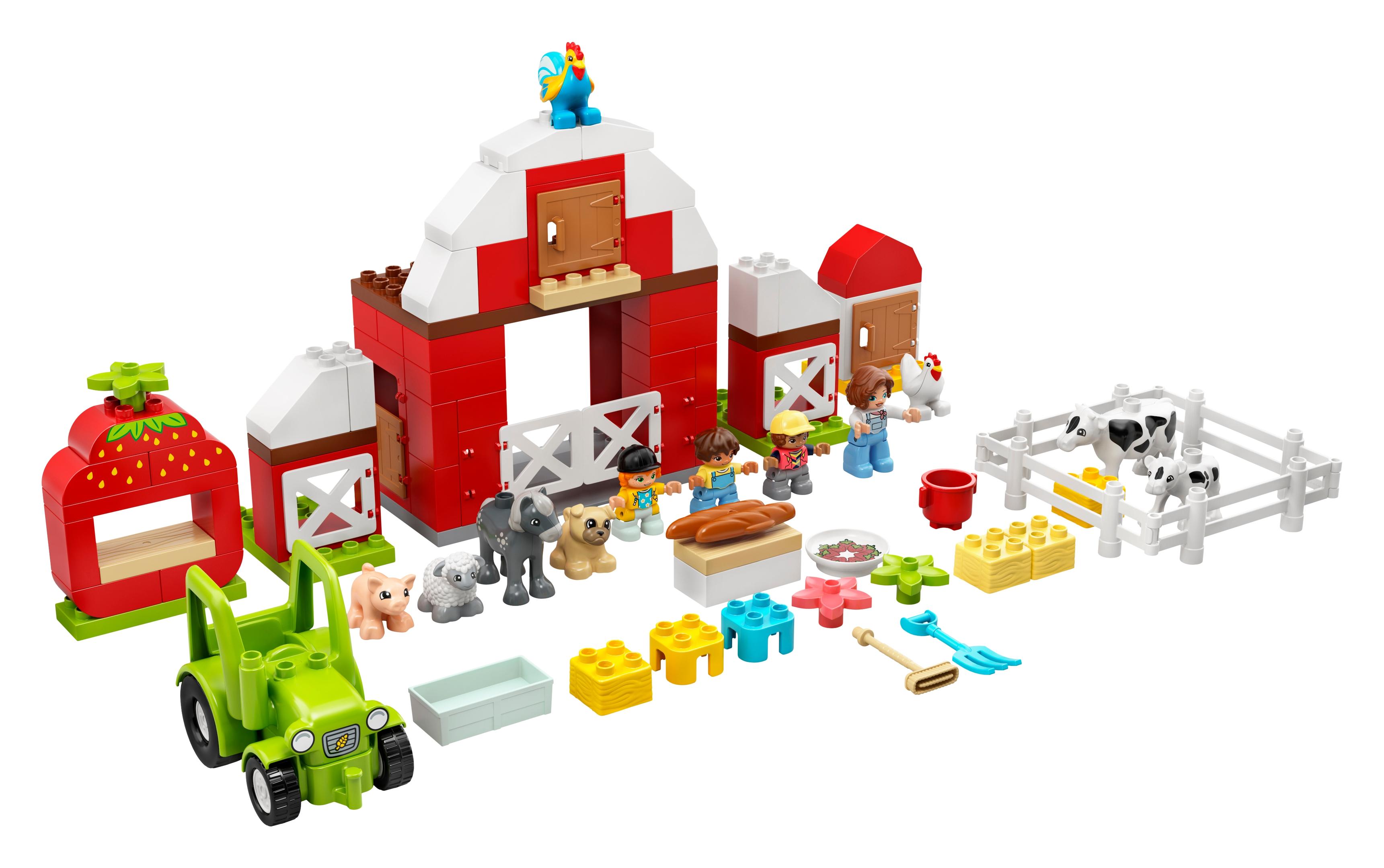 Lego Barn, Tractor & Farm Animal Care